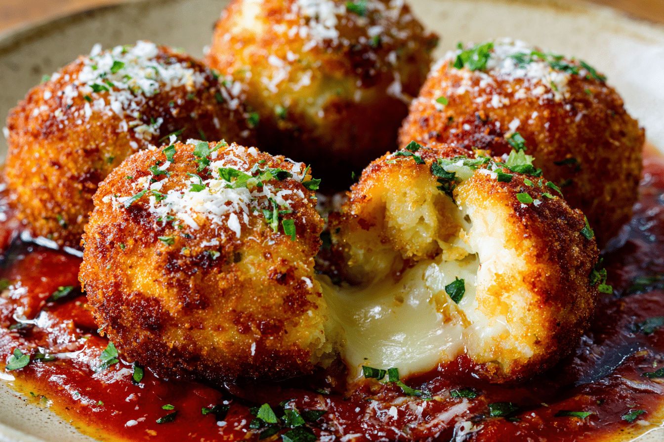 Chicken Parmesan Meatballs – Juicy, Cheesy & Italian-Inspired