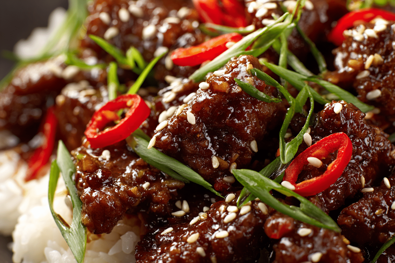 Crispy Chilli Beef Rice – Better Than Takeout in 30 Minutes