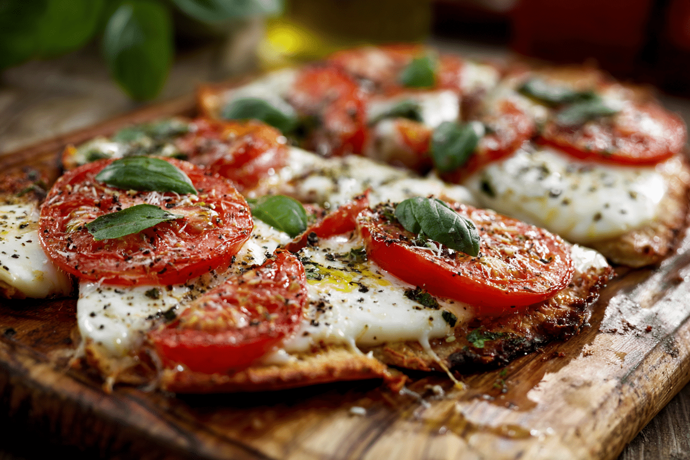 Quick Caprese Naan Pizza – 15-Minute Fresh &amp; Cheesy Meal