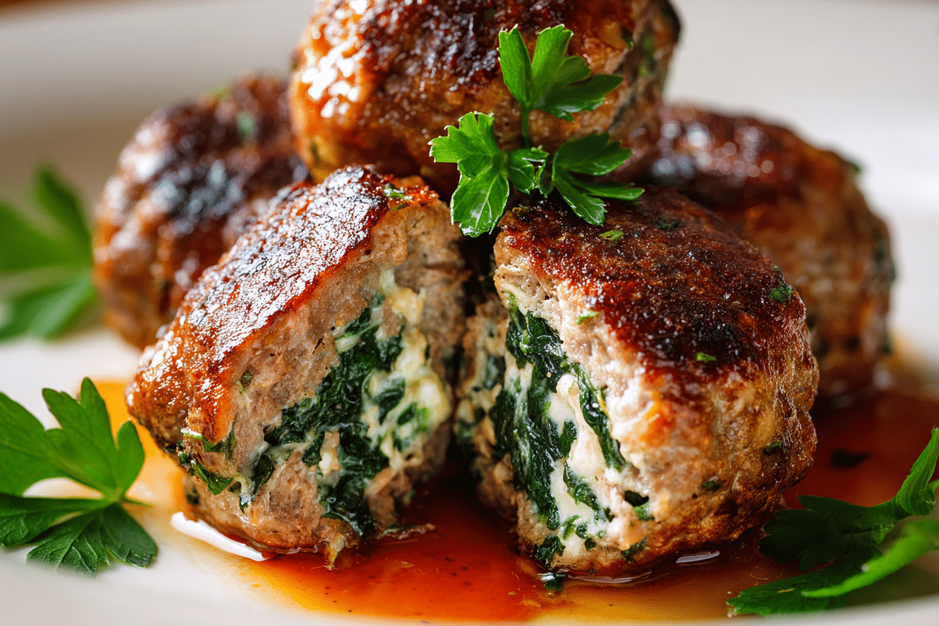 Easy Spinach & Garlic Meatballs Recipe – Quick & Delicious!