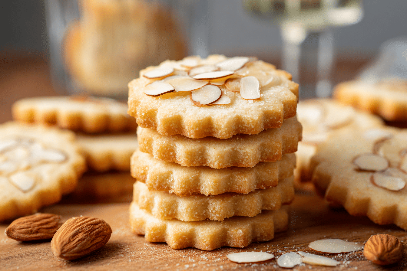 Buttery Low Carb Almond Flour Shortbread Cookies: 6-Ingredient Golden, Crisp Keto Treat
