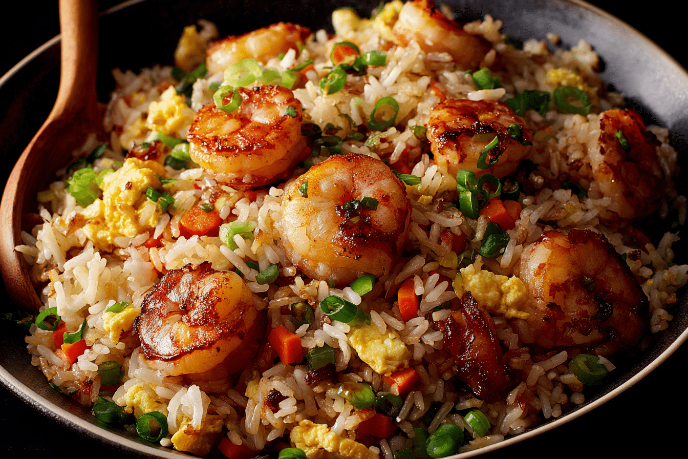 Bang Bang Fried Rice: 8-Ingredient Spicy Creamy Takeout Favorite