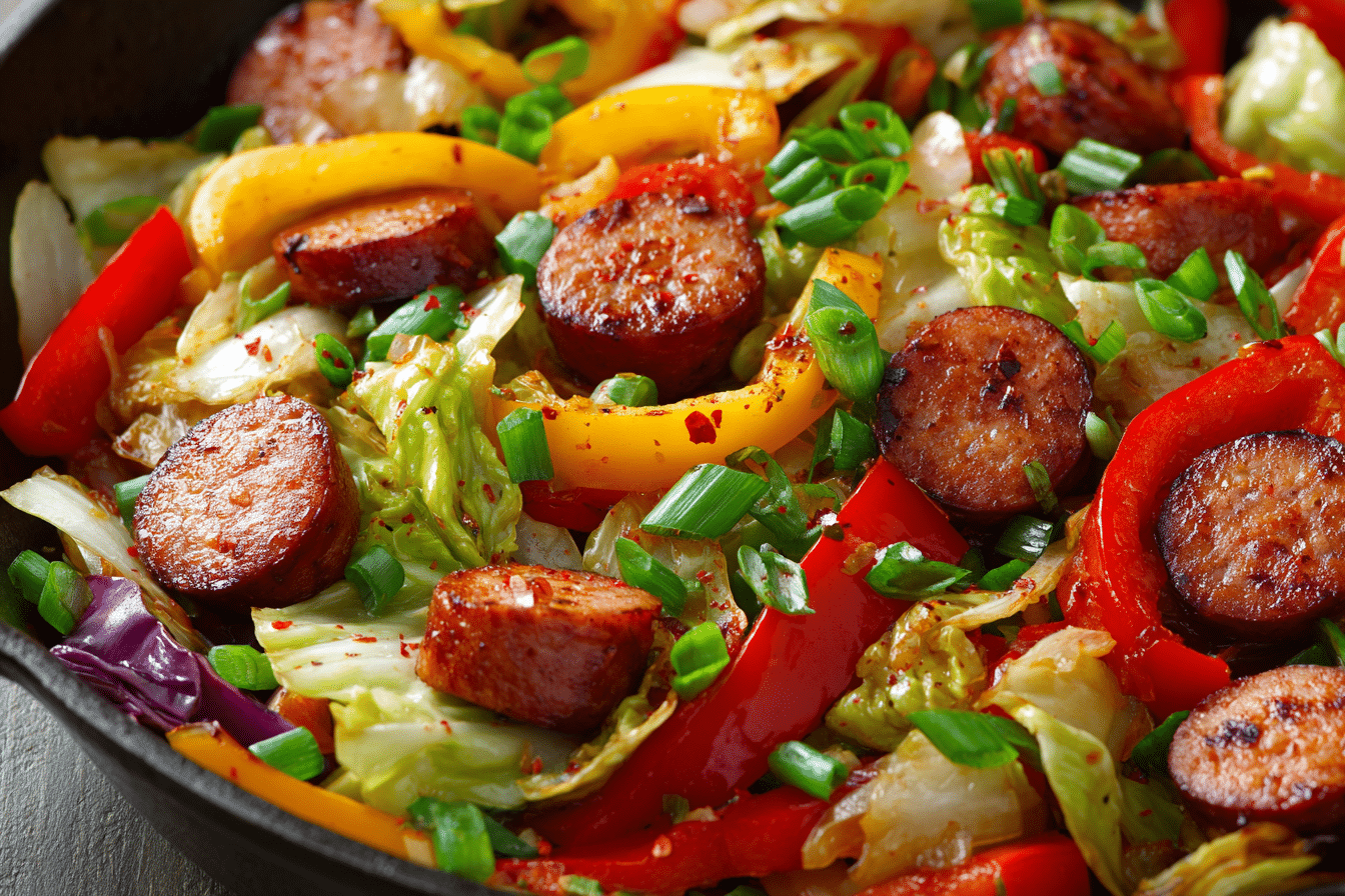 Beef Sausage and Cabbage – Rustic, Hearty & One-Pan Comfort