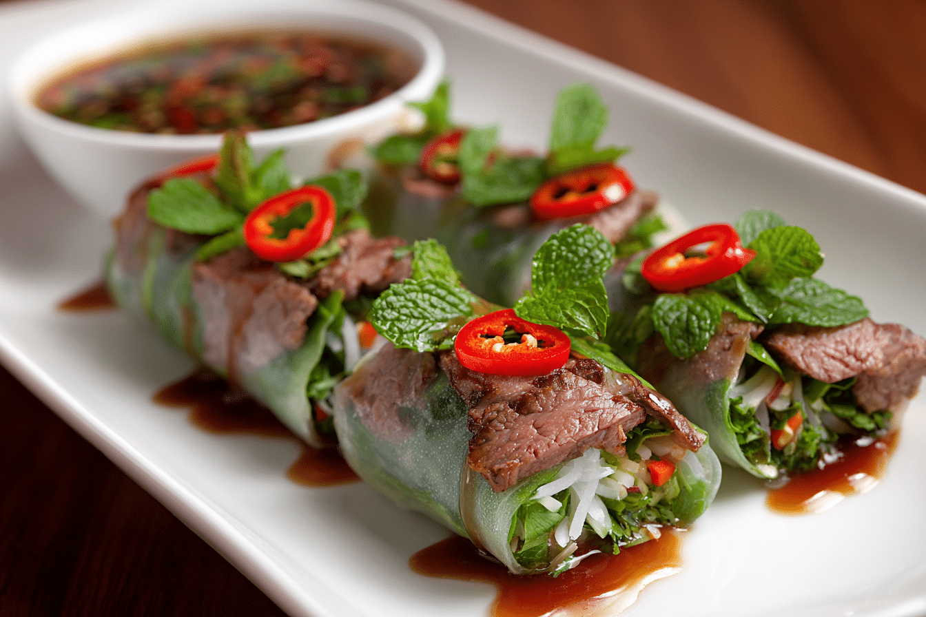 Thai Basil Beef Rolls: 35-Minute Bold Bites with Irresistible Flavor