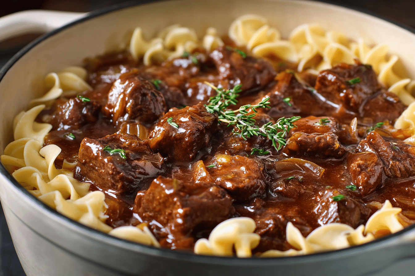 Homemade Stovetop Beef and Noodles: 5-Ingredient Comfort with Big Flavor