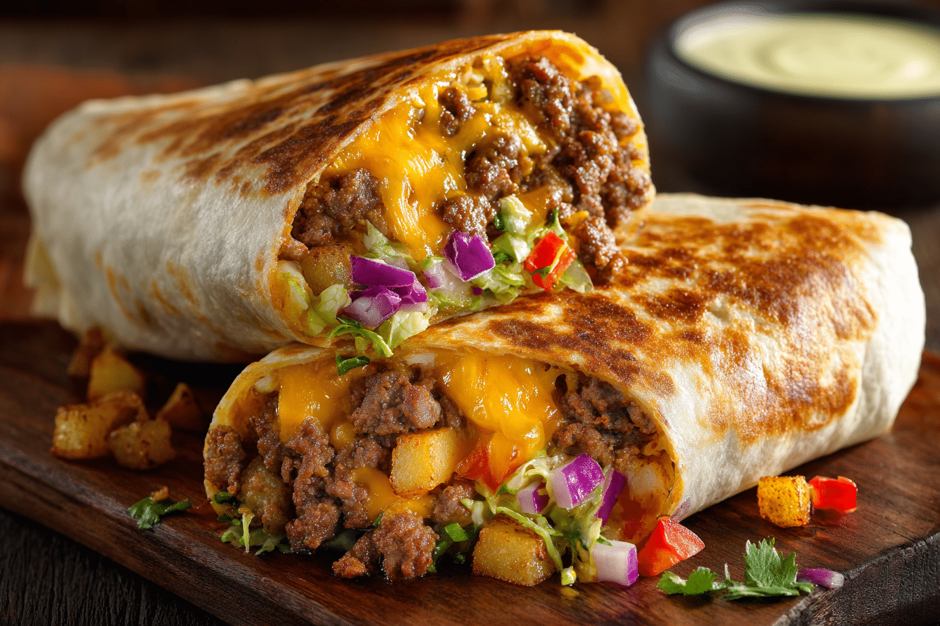 High-Protein Beef & Potato Burrito: 1 Hearty Wrap with Bold Flavor and Lasting Energy